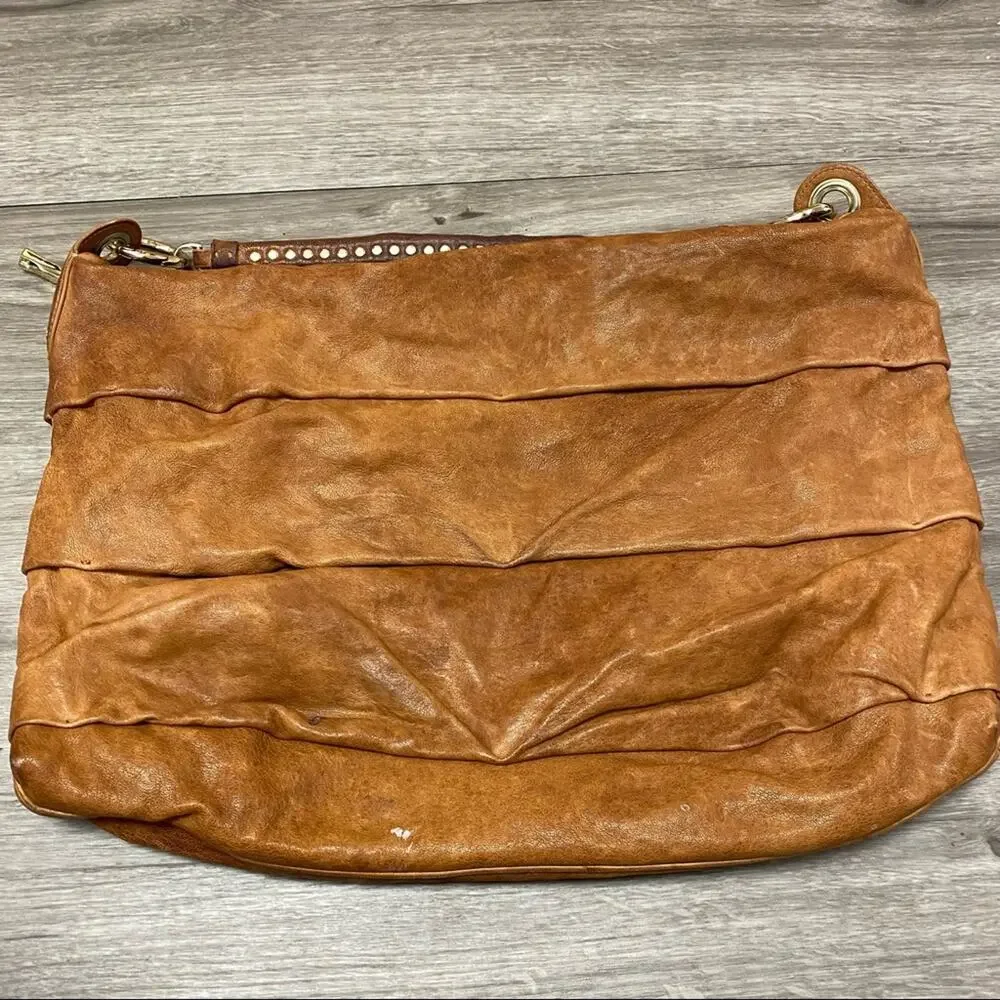 Diane von Furstenberg DVF Slouch Leather Hobo Bag